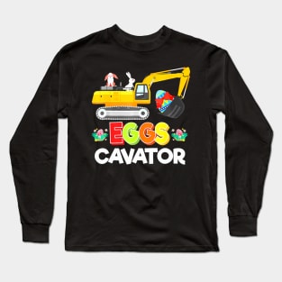 Easter Egg Hunt  For Kids Toddlers Eggs Cavator Long Sleeve T-Shirt